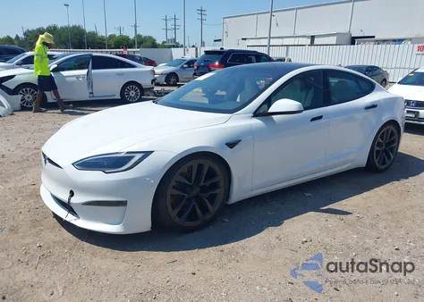 2022 Tesla Model S Dual Motor All-Wheel Drive из США, поврежденный, VIN 5YJSA1E54NF488913